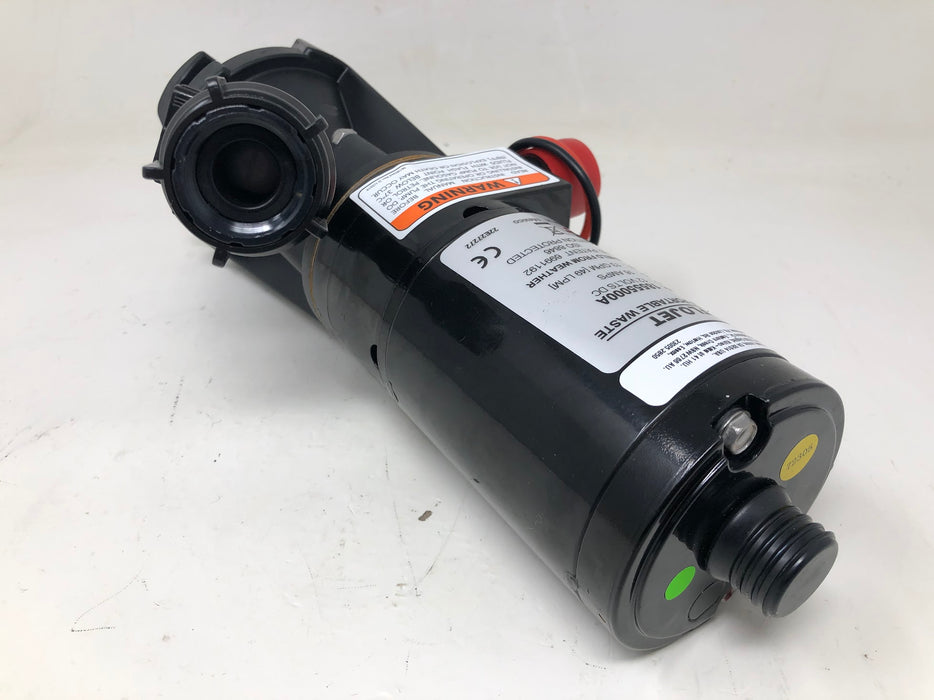 18555 Flojet Portable RV Waste Pump Self Priming Macerator + Case