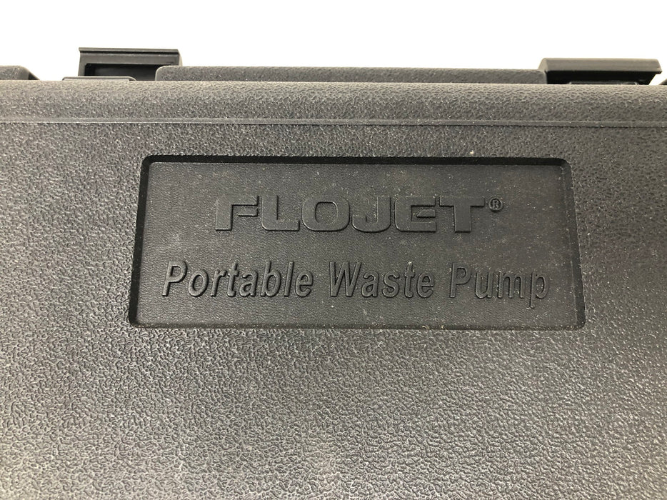 18555 Flojet Portable RV Waste Pump Self Priming Macerator + Case