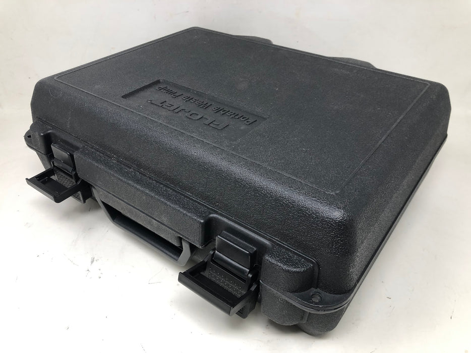 18555 Flojet Portable RV Waste Pump Self Priming Macerator + Case