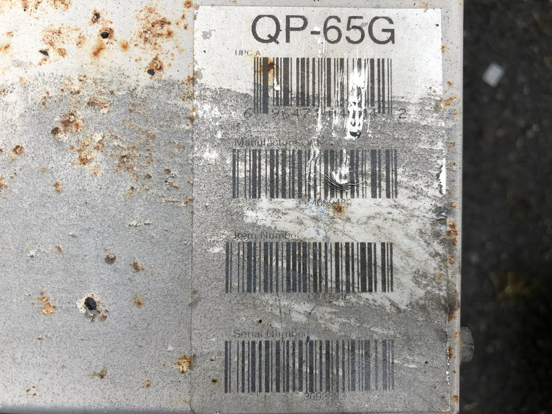 004704-0 Generac Quietpact 65G Gasoline RV Generator (Used, for Parts or Repair)