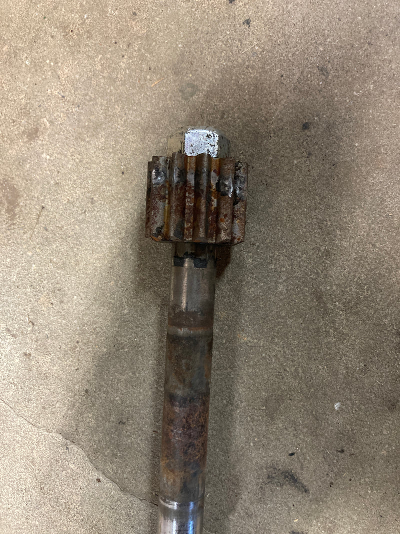 GX20059 John Deere Steering Wheel Shaft and Pinion Gear from D105 100 Series Tractor PC11755