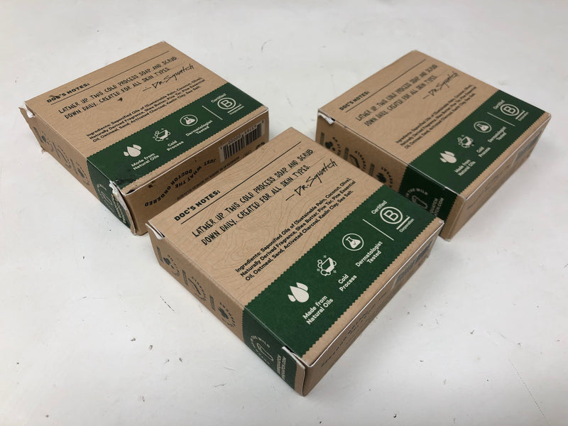 Dr. Squatch Pine Tar Soap Bars (x3)