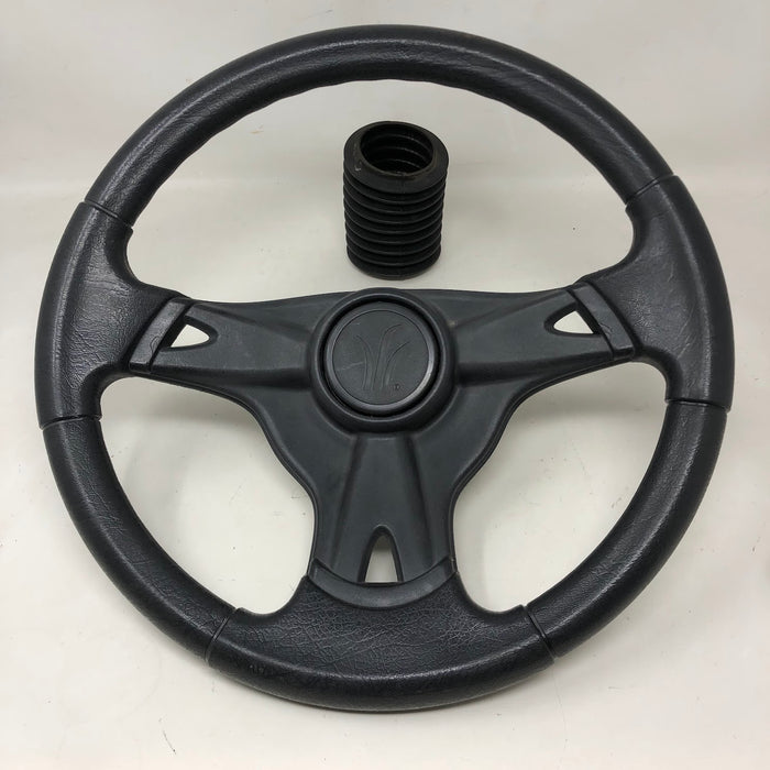 631-04028 MTD Yard Machines 3-Spoke Steering Wheel + Bellow