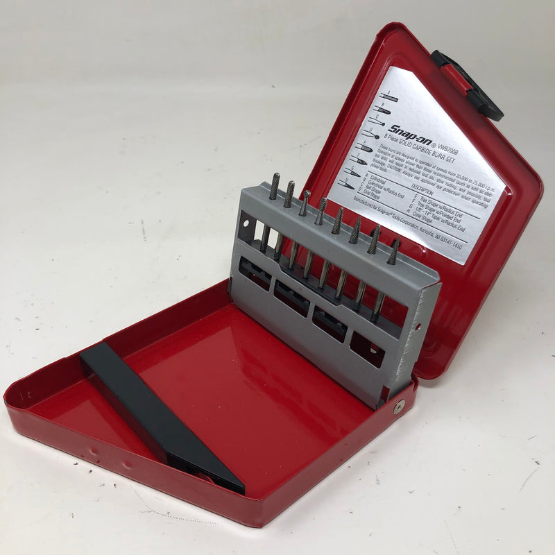 VWB700B Snap-On Carbide Burr Bit Set 8-Piece