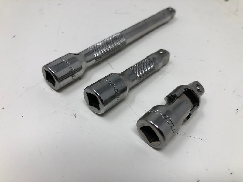 PAKTY315 Snap-On Socket Set & Tray - Metric - 1/4" - 6 Point - 17pcs