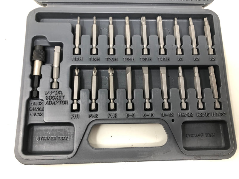 YA52PBSQC Snap-On Blue Point Power Bit Set - 1/4" Drive