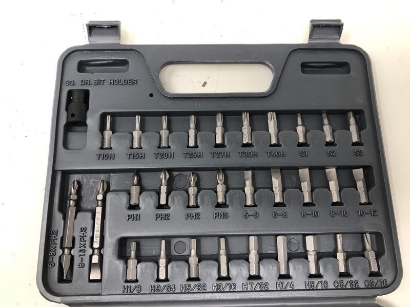 YA52PBSQC Snap-On Blue Point Power Bit Set - 1/4" Drive