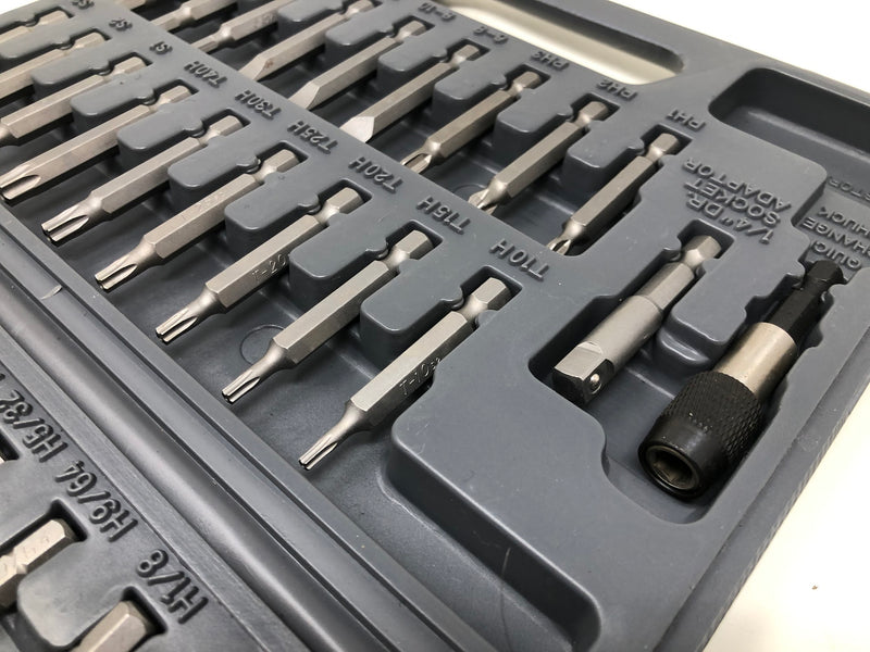 YA52PBSQC Snap-On Blue Point Power Bit Set - 1/4" Drive