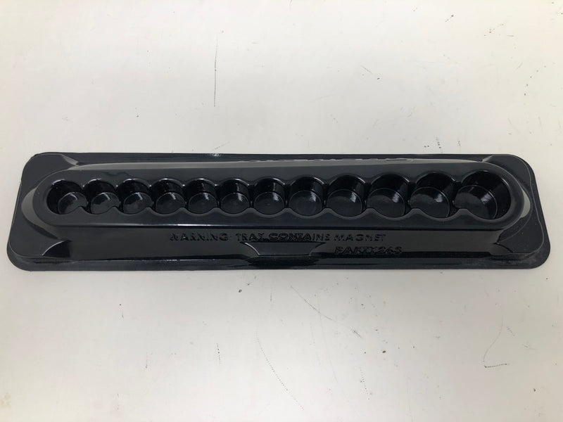PAKTY263 Snap-On Flank Drive Socket Set + Magnetic Tray - 6pt - 5-15mm - 12pc