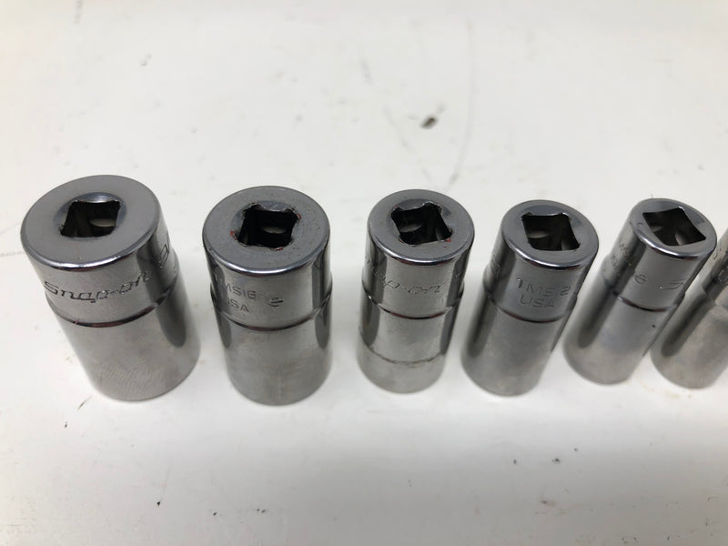 PAKTY219 Snap-On Flank Drive Socket Set + Magnetic Tray - 6pt - 3/16-9/16 - 10pc