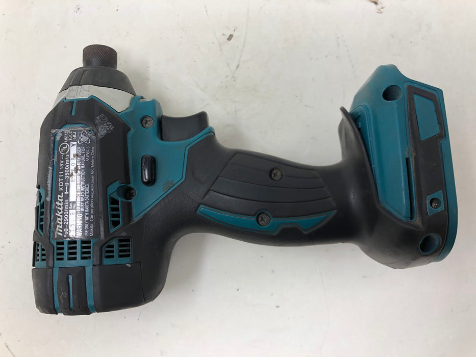 XDT11 Makita 18V Cordless Impact Driver (Used)