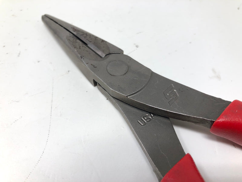 196ACF Snap-On 8" Soft Grip Needle Nose Pliers