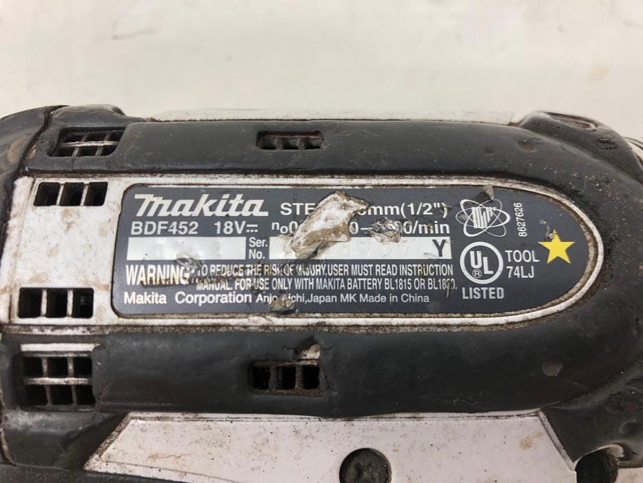 BDF452 Makita 18V ½” Cordless Driver-Drill (Used)