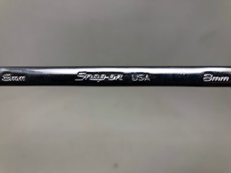 SOEXM8 Snap-On 8mm Wrench - Flank Drive + Metric Combination