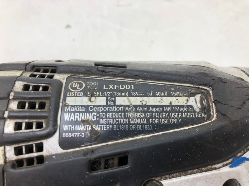 LXFD01 Makita 18V ½” Cordless Driver-Drill (Used)