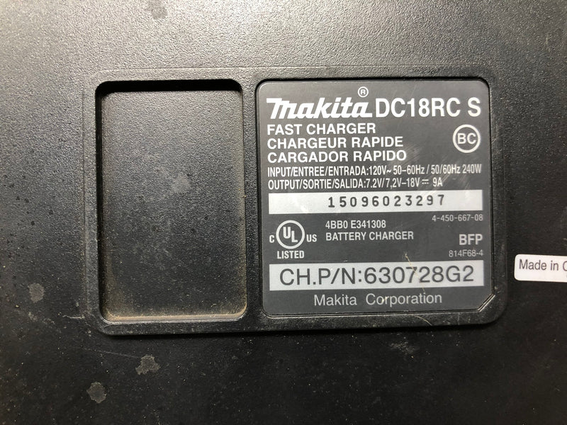 DC18R Makita 18V Rapid Optimum Chargers (x2 - Used)