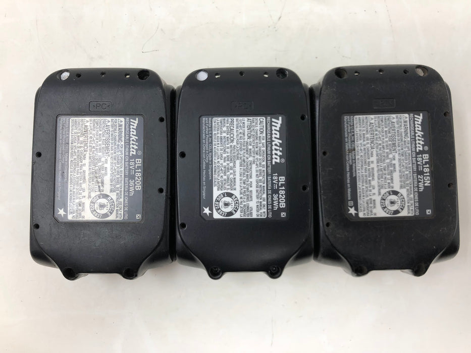 BL1820B Makita 18V 2.0 & 1.5Ah Batteries (Used)