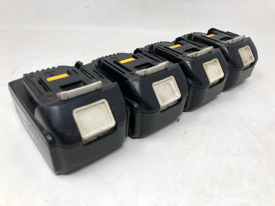 BL1840B Makita 18V 4.0Ah Batteries (x4 - Used)