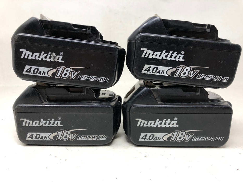 BL1840B Makita 18V 4.0Ah Batteries (x4 - Used)