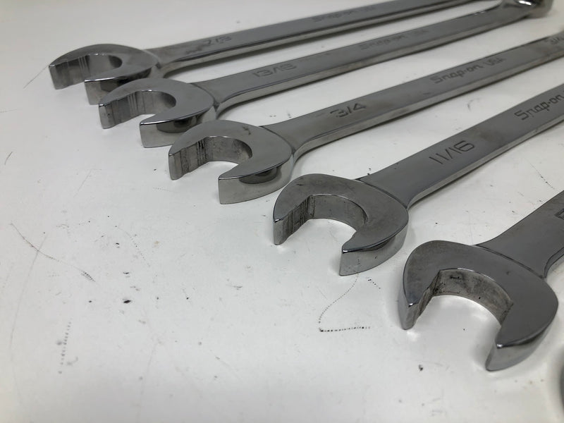 SOEX710 Snap-On Wrench Set - Flank Drive + SAE Combination - 12pc