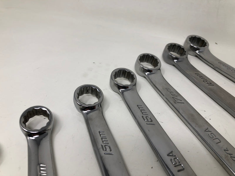 SOEXM710 Snap-On Wrench Set - Flank Drive + Metric - 10mm-19mm - 10pc