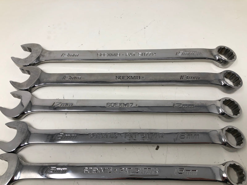 SOEXM710 Snap-On Wrench Set - Flank Drive + Metric - 10mm-19mm - 10pc