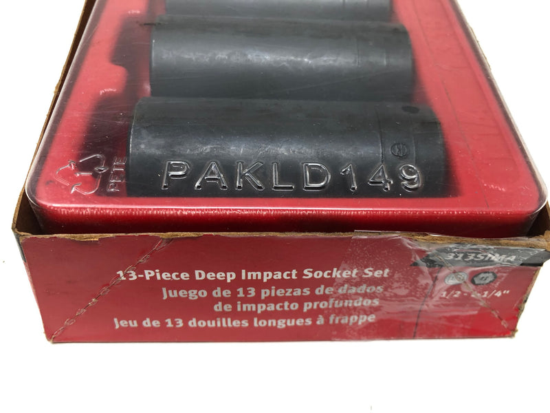 313SIMA Snap-On Deep Impact Set - Standard - 1/2"-1 1/4" - 13pc