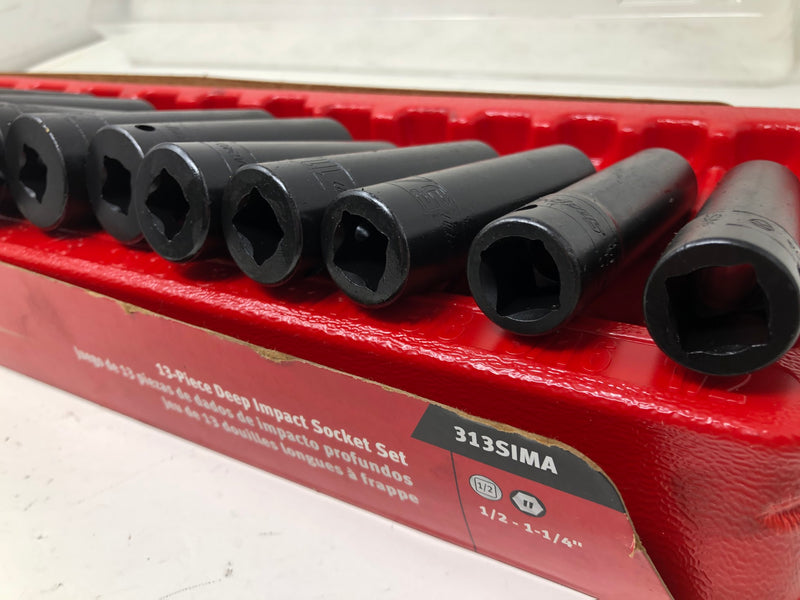 313SIMA Snap-On Deep Impact Set - Standard - 1/2"-1 1/4" - 13pc