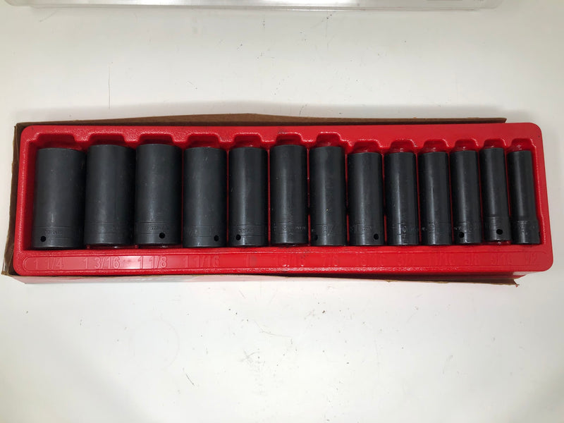 313SIMA Snap-On Deep Impact Set - Standard - 1/2"-1 1/4" - 13pc