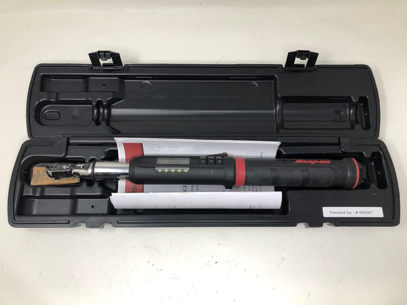 ATECH1FR240B Snap-On 1/4" Digital Flex Ratchet Torque Wrench - 12-240 in-lbs