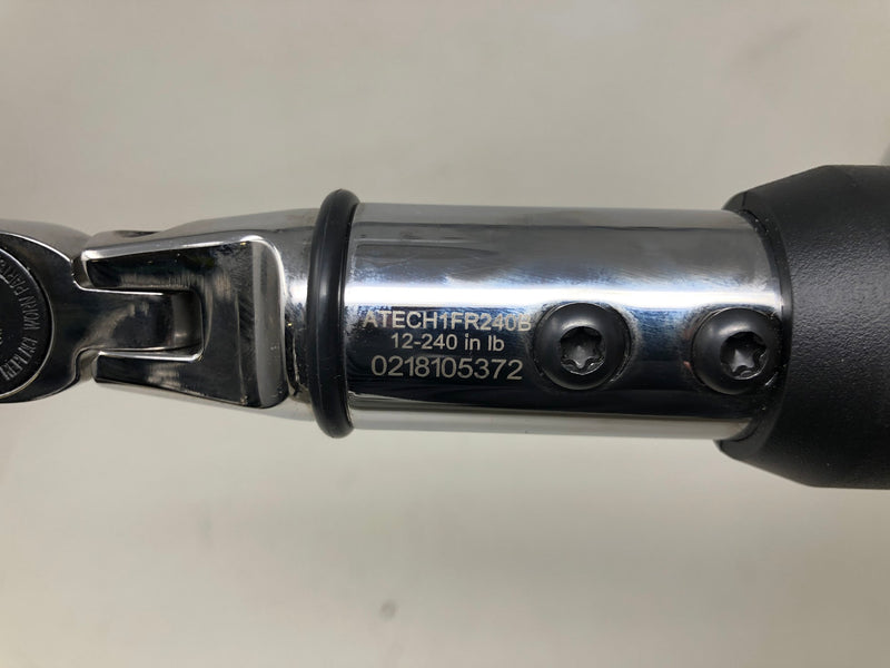 ATECH1FR240B Snap-On 1/4" Digital Flex Ratchet Torque Wrench - 12-240 in-lbs