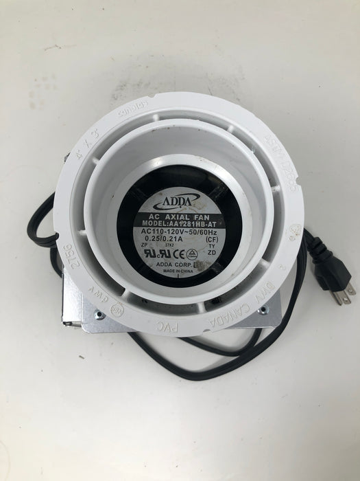 AA1281HB-AT ADDA AC Axial Fan w/ 4" x 3" Pipe