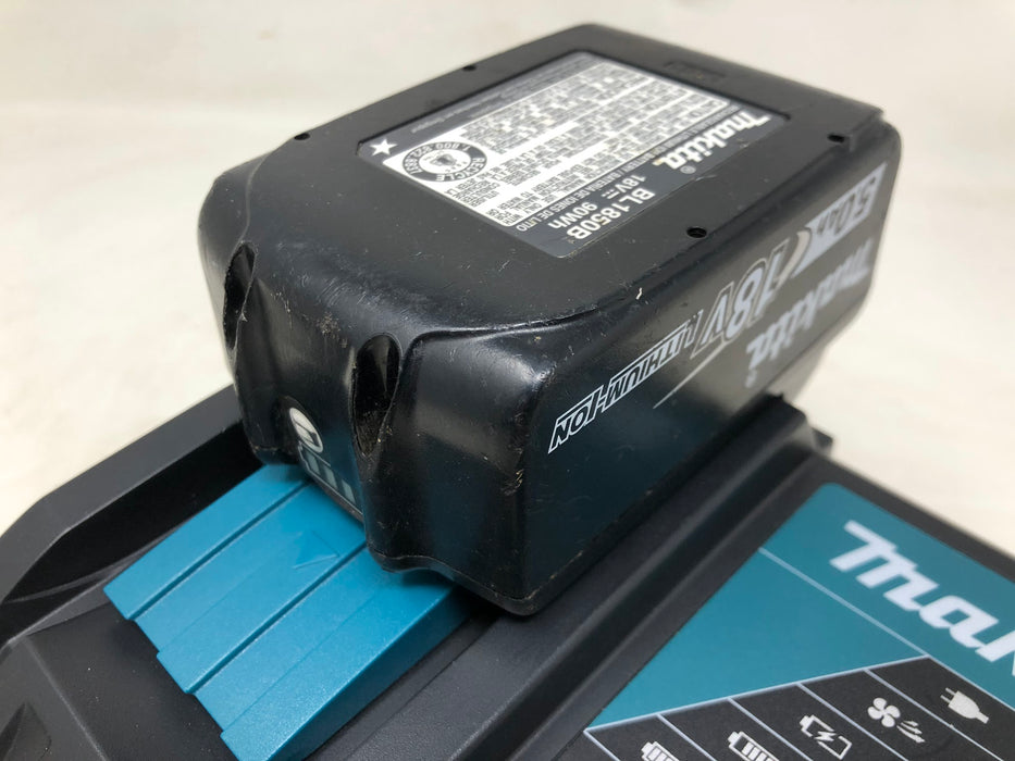 DC18RC Makita 18V Charger & Two 5.0Ah Batteries (Used)