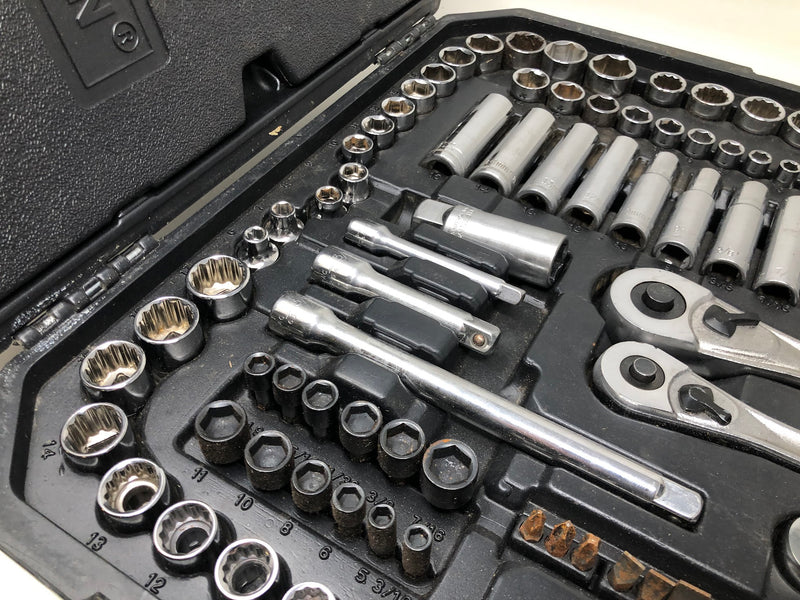 33192 Craftsman 192pc Mechanics Tool Set + Tri-Fold Case - Sockets - Wrenches
