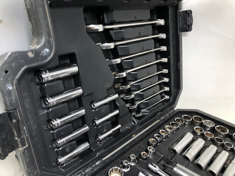 33192 Craftsman 192pc Mechanics Tool Set + Tri-Fold Case - Sockets - Wrenches