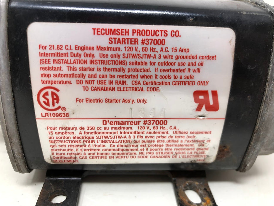 33329E OEM Tecumseh Electric Starter Motor