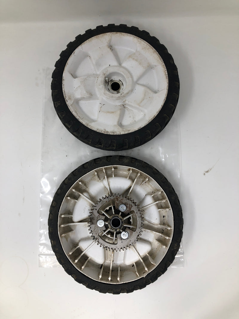 137-4835 Toro 8" Wheels w/ Gears (x2)