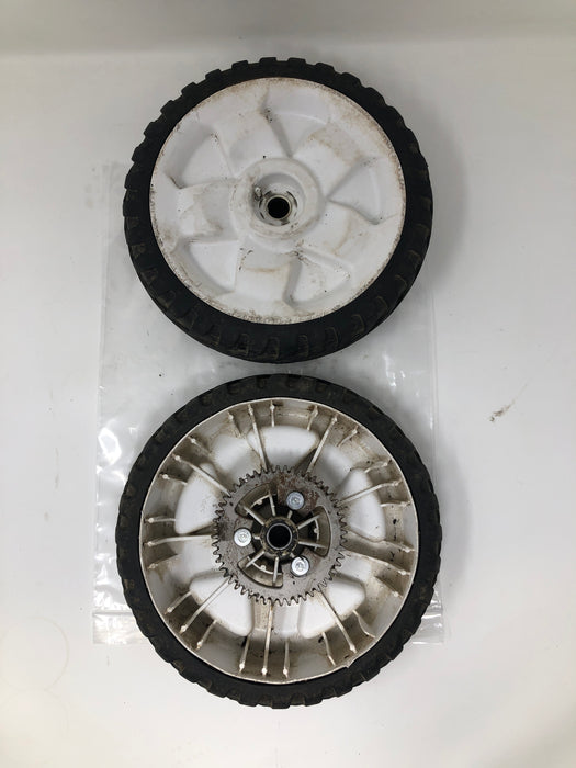 137-4835 Toro 8" Wheels w/ Gears (x2)