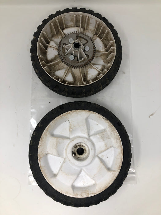 137-4835 Toro 8" Wheels w/ Gears (x2)