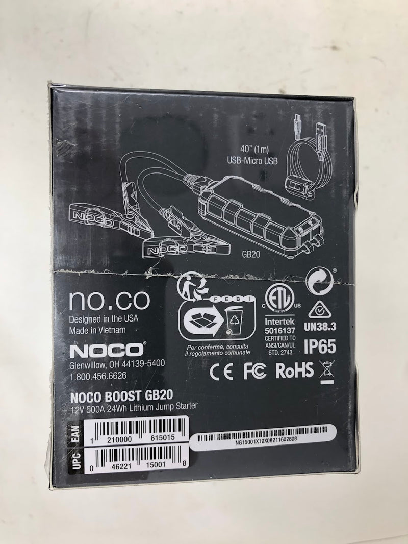 GB20 NOCO 12V Jump Starter