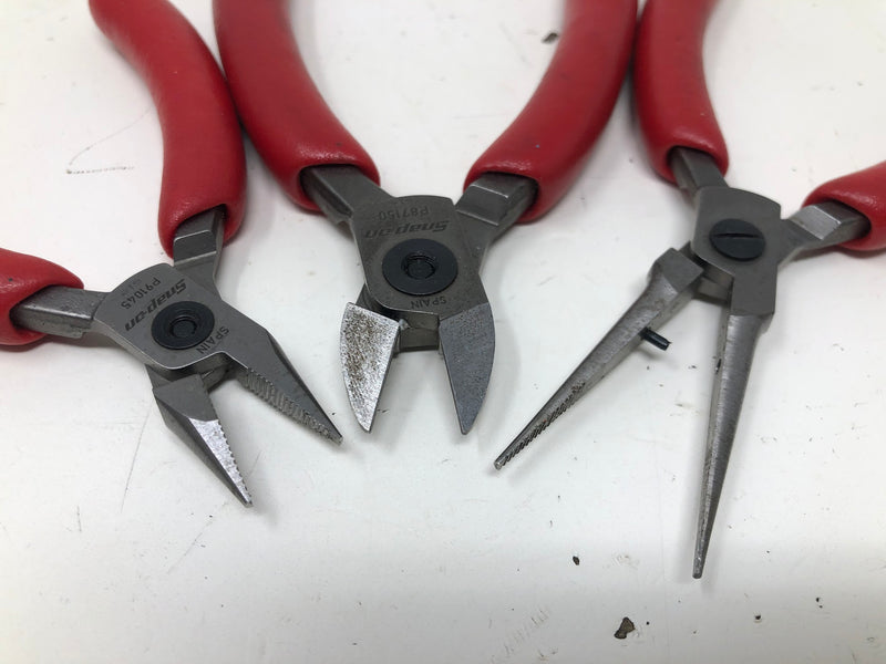 PLP300A Snap-On 3pc Precision Plier Set + Case