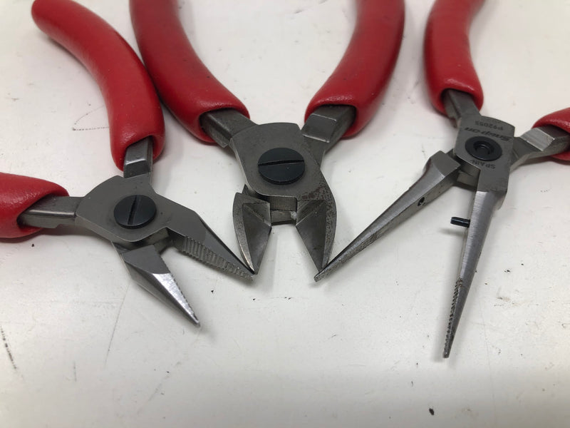 PLP300A Snap-On 3pc Precision Plier Set + Case