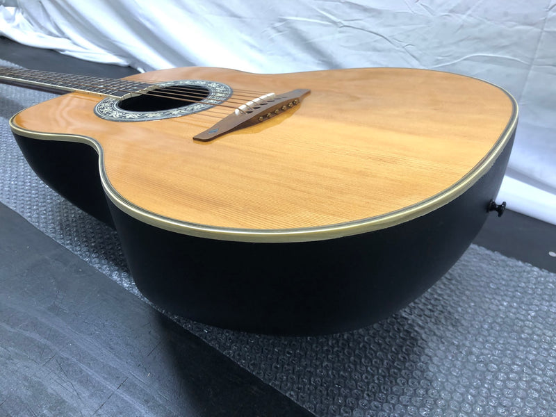 1975 Ovation Custom Legend 6-String Acoustic Guitar - Natural - RARE - 1119-4 + Case