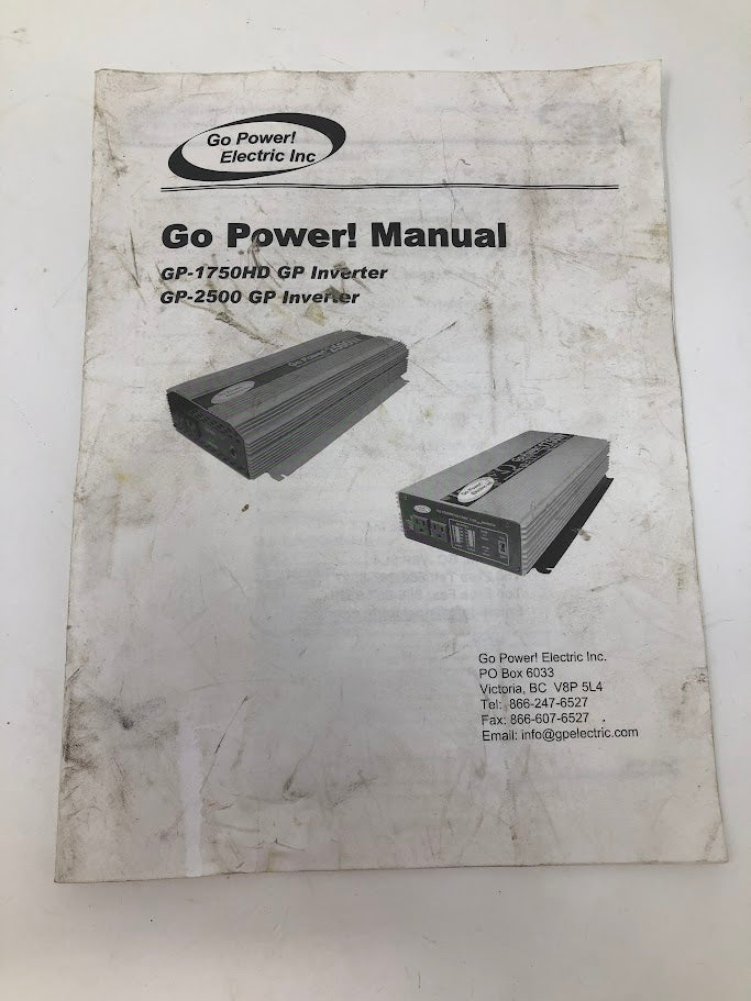 GP-1750HD Go Power Modified Sine Wave Inverter - 1750W