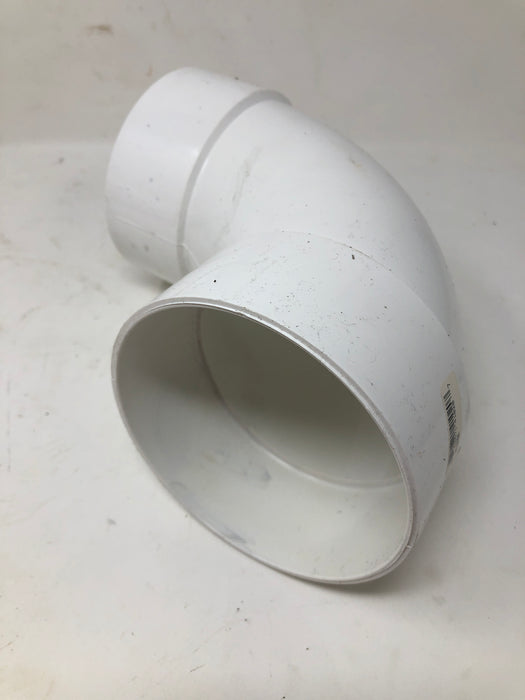 4164 Canplas PVC-PSM  4"/100M Sanitary Pipe Elbows (x6)