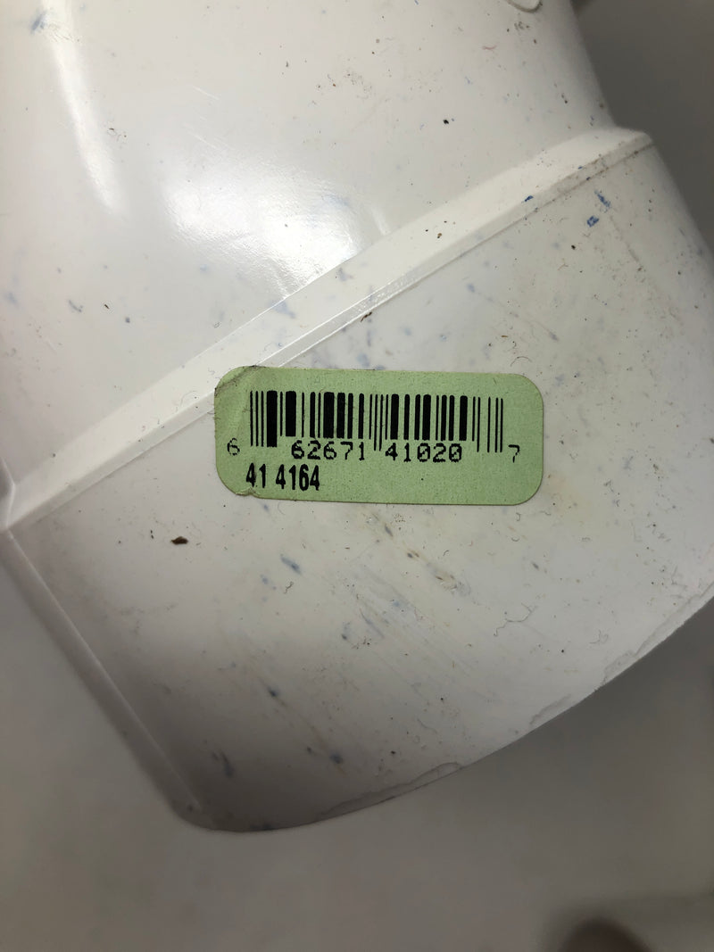4164 Canplas PVC-PSM  4"/100M Sanitary Pipe Elbows (x6)