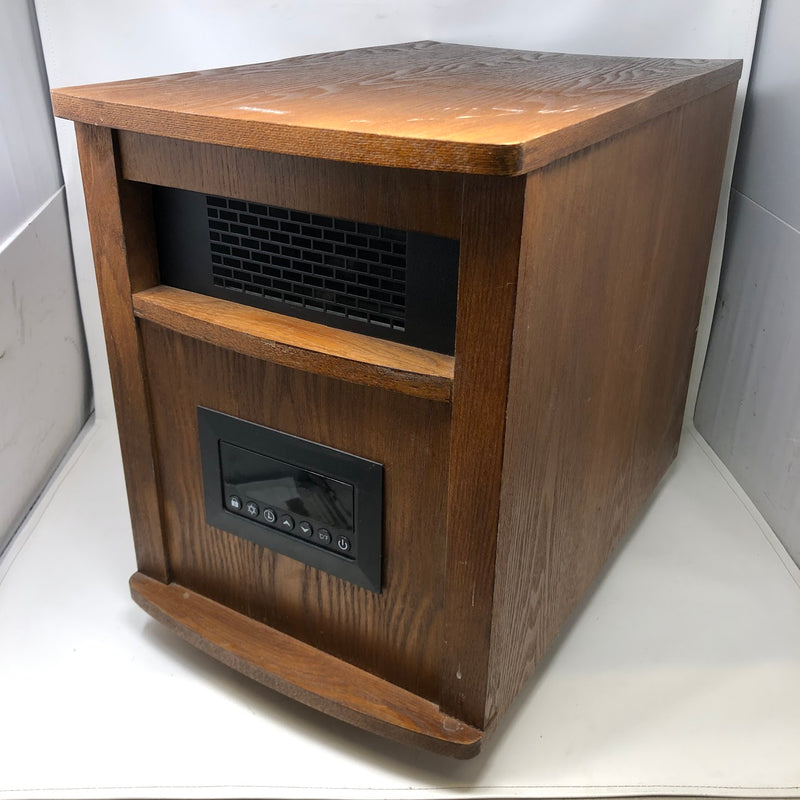 208220 Infrared Quartz Solid Wood Space Heater + Remote - 1500 W - Amish Style