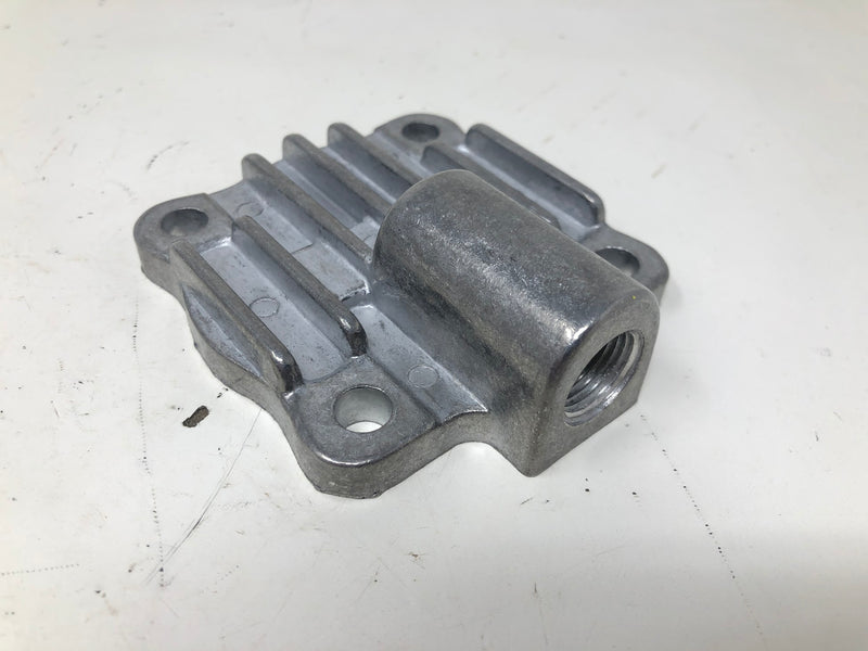 9226/9244 EMPI VW Oil Pump Cover & Filter Adapter + 1/2" Hose Fitting & Nipple