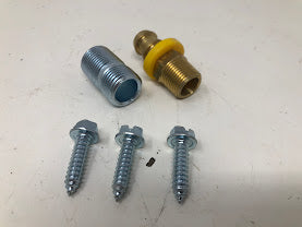 9226/9244 EMPI VW Oil Pump Cover & Filter Adapter + 1/2" Hose Fitting & Nipple