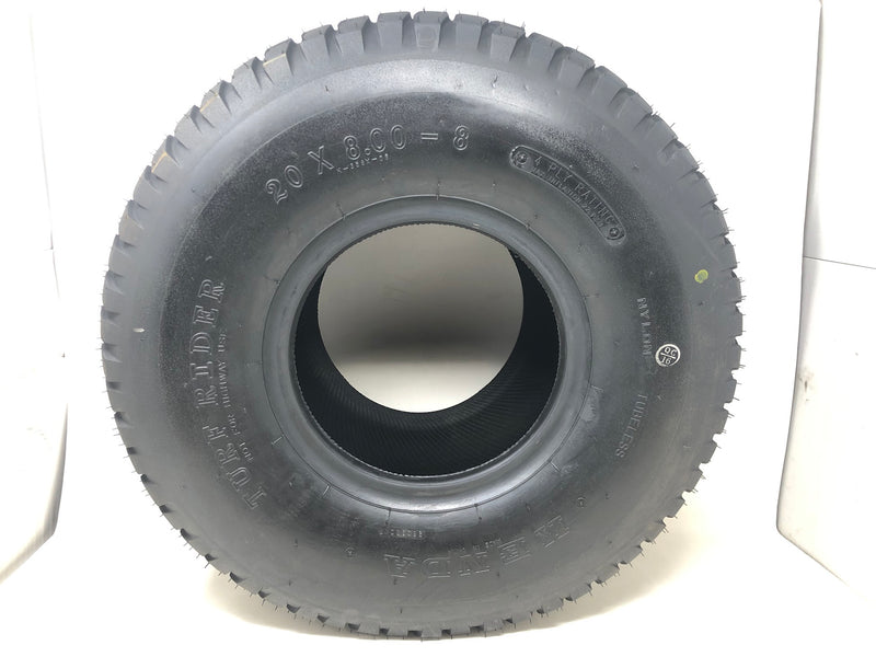 160-621 Stens Kenda Tire - 20X8-8 - Turf Rider - 4 Ply - Tubeless